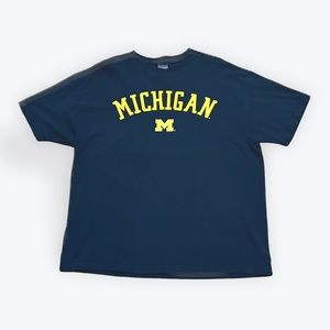 Vintage Michigan University Navy Blue Tee